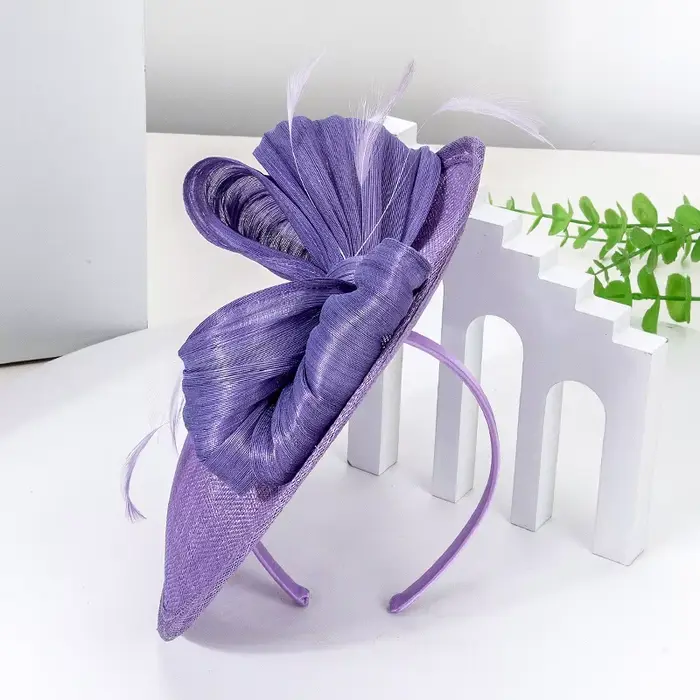 Mariée mariage Fascinator chapeau élégant femmes mode casque fleur belle Occasion chapeaux épingle à