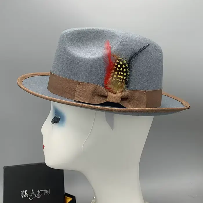 Fedoras – chapeaux en feutre de laine pour hommes et femmes