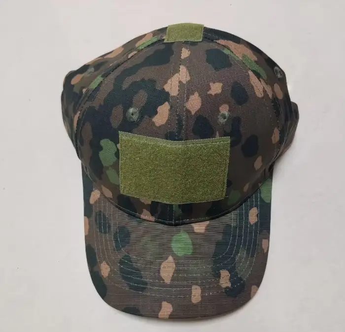 Casquette de baseball camouflage pois allemands chapeau marron
