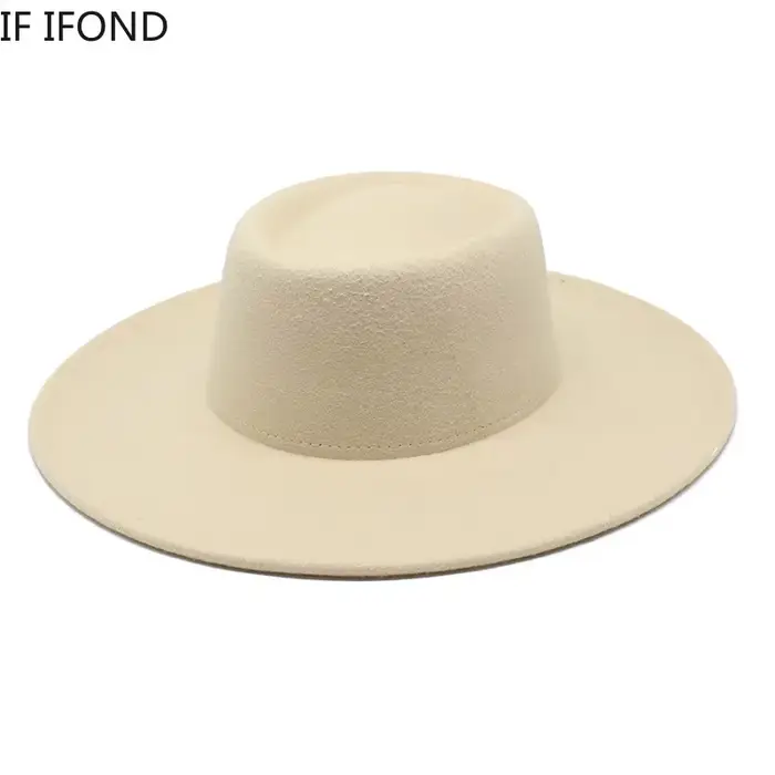 Chapeau Fedora à grand bord pour femmes