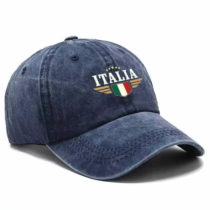 Casquette de baseball avec drapeau italien