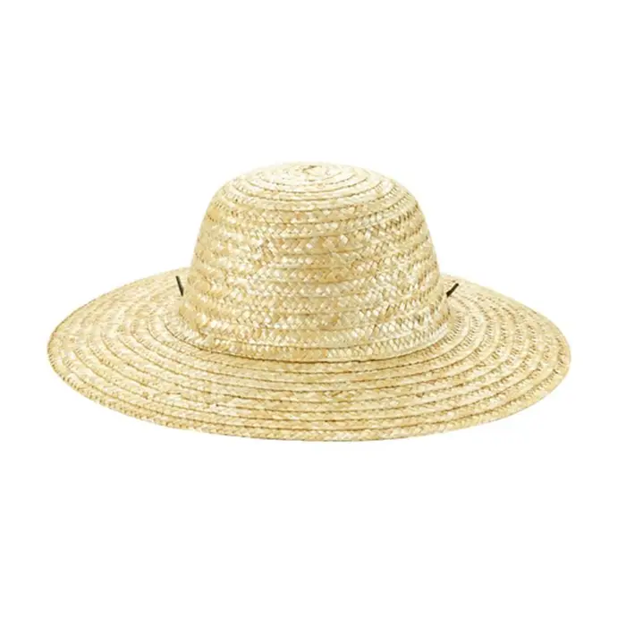 Chapeau de paille décontracté à large bord réglable protection solaire pour femmes et hommes printemps été extérieur occasions spéciales
