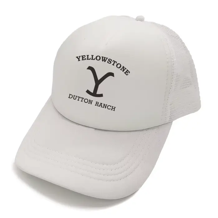 Yellowstone Dutton Ranch Trucker Caps Chapeau drôle Casquette de baseball Cool Summer Mesh Net Caps 