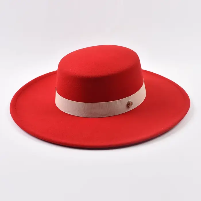 Chapeau Fedora de Style français pour femmes