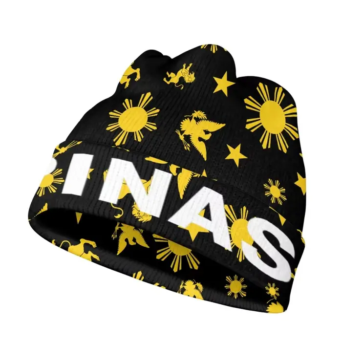 Bonnets Hip Hop en tricot froid avec logo personnalisé
