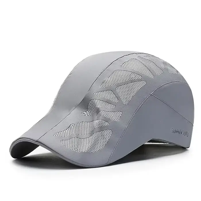 Chapeaux de soleil d'été pour hommes, casquettes à visière en maille respirante à séchage rapide, ch