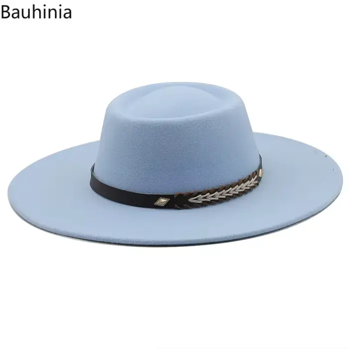 Chapeaux Fedoras en feutre de Style britannique pour femmes et hommes