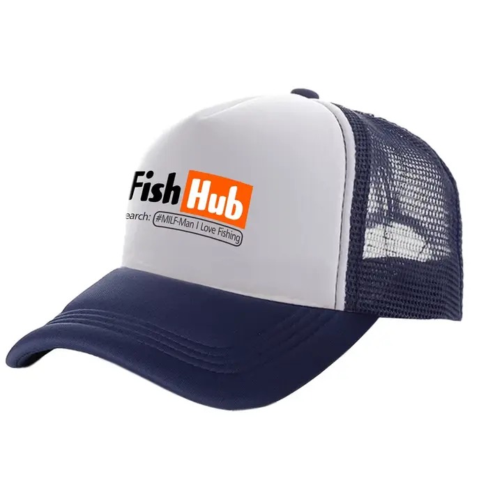 Casquette de camionneur airies de poisson hommes drôle chapeau de pêche
