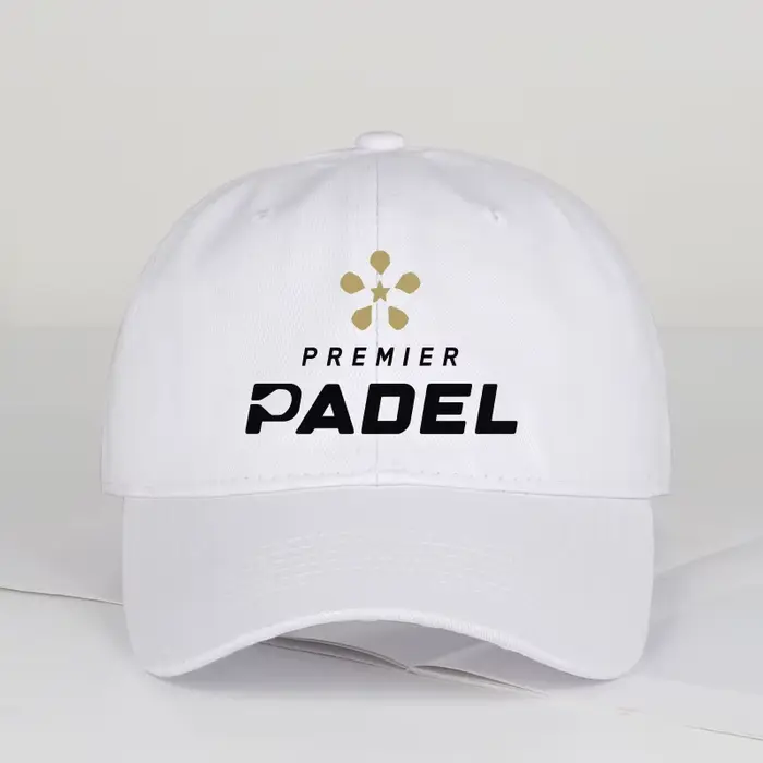 Casquette de baseball imprimée MLFO Premier Padel Soft-Peak, légère, respirante, réglable, style spo