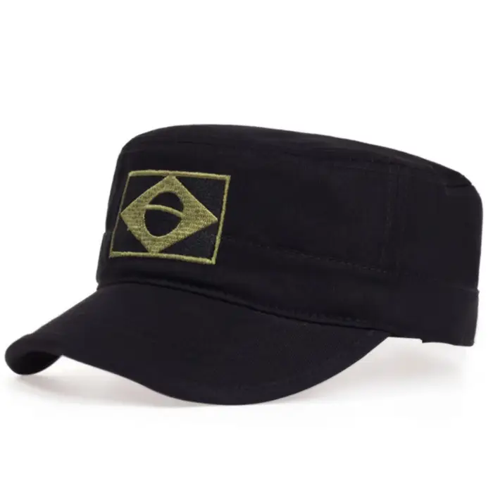 Casquette de Baseball unisexe avec broderie de drapeau brésilien