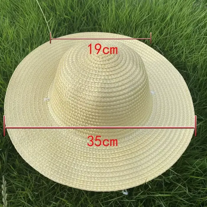Chapeaux de paille simples à large bord, grands, avec cordon coupe-vent, protection UV, chapeau de s