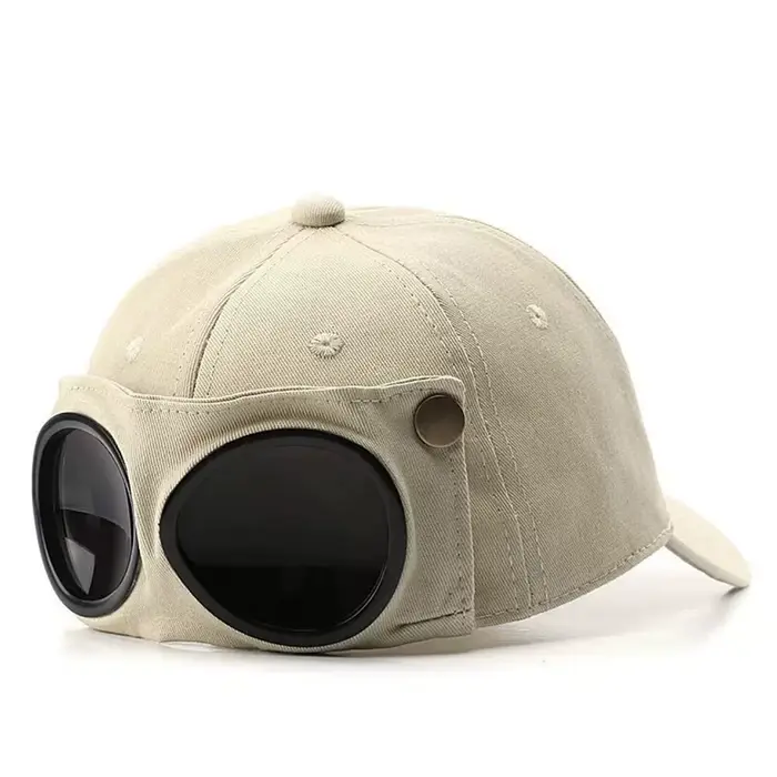 Nouveau chapeau d'aviateur été personnalité lunettes casquette de Baseball femme unisexe