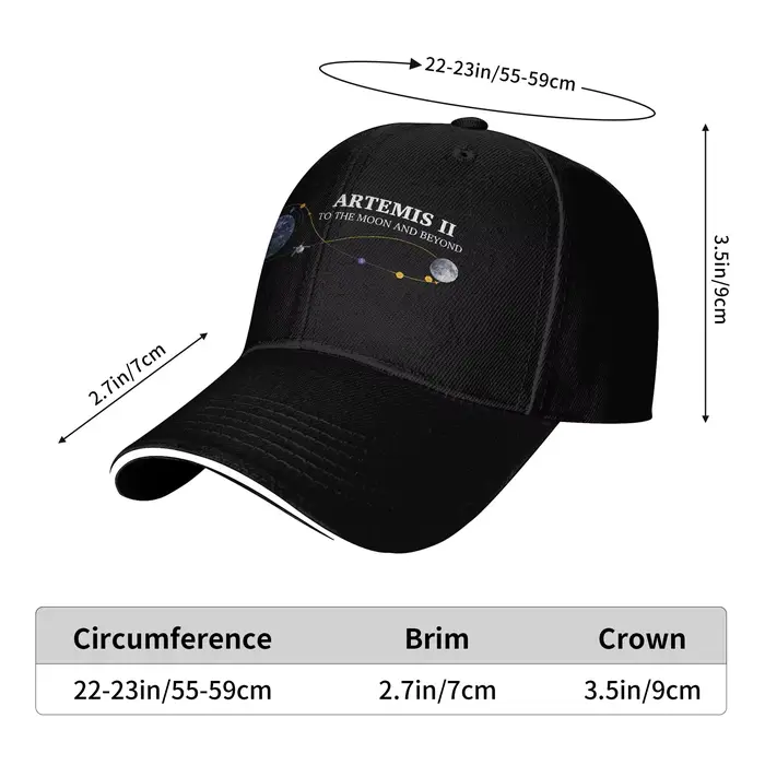 Casquette de baseball Artemis II Moon Mission