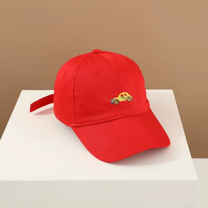 Casquettes de baseball pour garçons, avec broderie de voitures de dessin animé, pour enfants de 2 à 