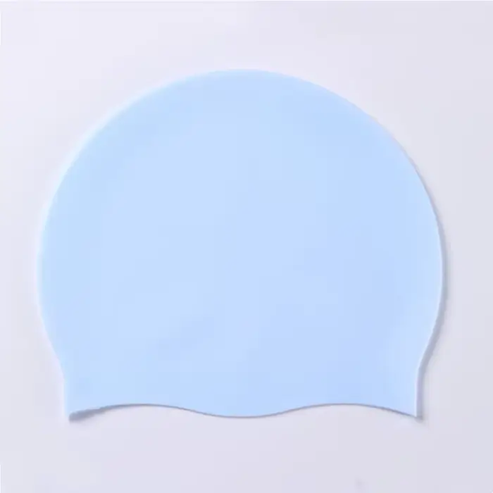 Bonnet de natation en silicone pour hommes et femmes, cheveux longs, imperméable, sport, haute élast