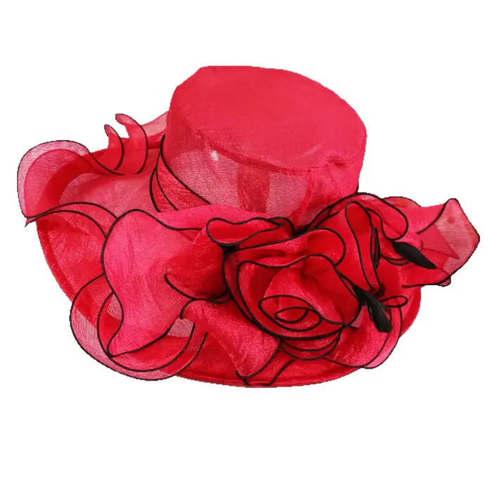 Chapeau en organza pour femmes