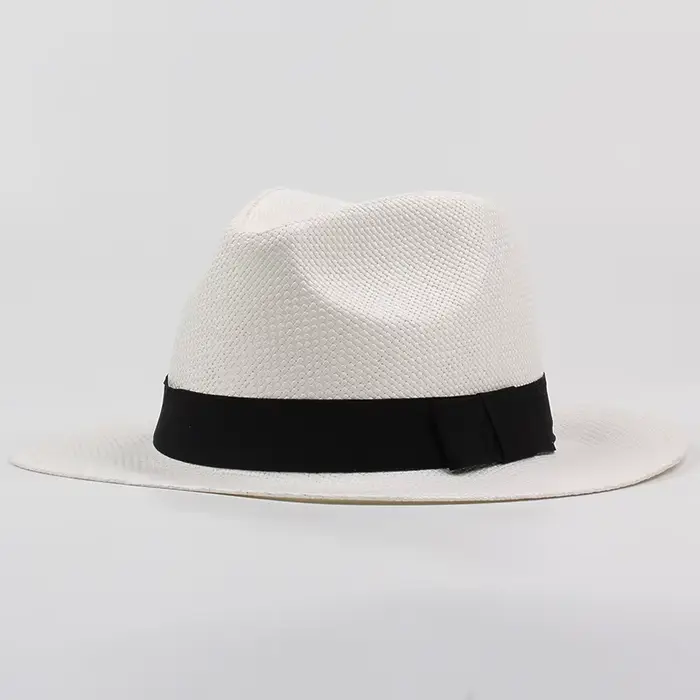 Chapeau de plage à bord plat pour hommes et femmes, casquette de soleil à large bord, Fedoras ander,