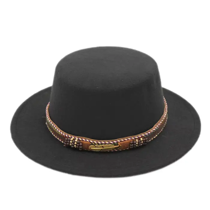Chapeau de marin pour hommes et femmes, tarte de porc, melon, casquette Fedora d'église, chapeau hau