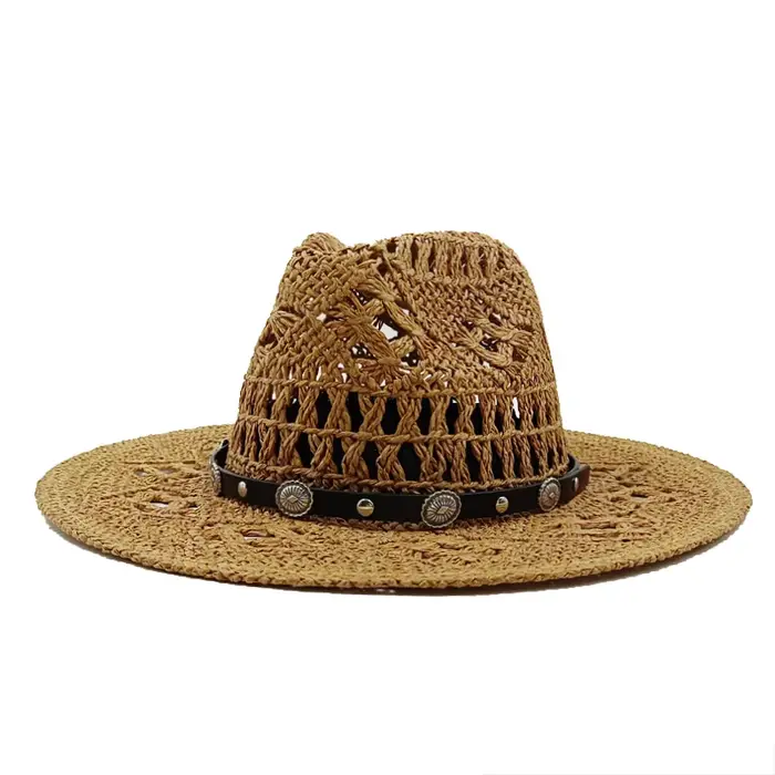 Panama Malan Jazz chapeau de paille nouvelle couleur Pure été hommes et femmes