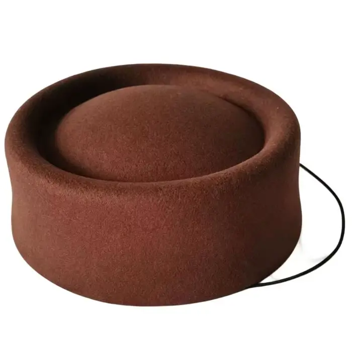 Béret couleur unie pour femmes, chapeau britannique tendance 39BB, taille tête réglable, léger, 10 c