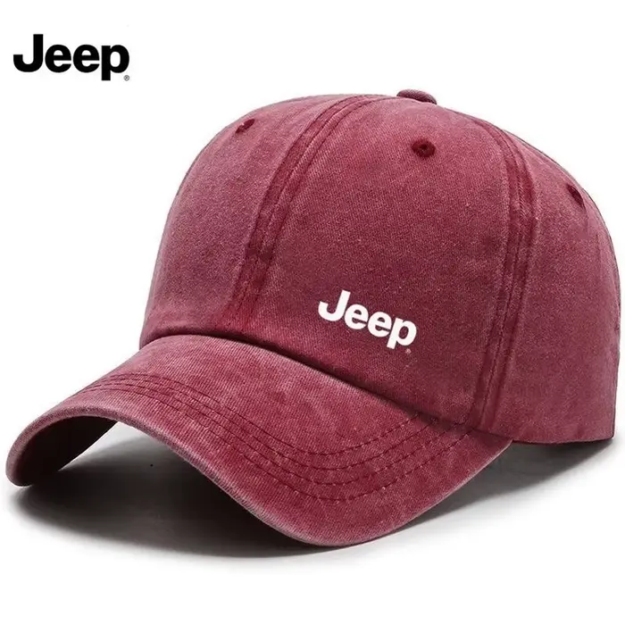Casquette de baseball en tissu rétro lavé pour hommes et femmes