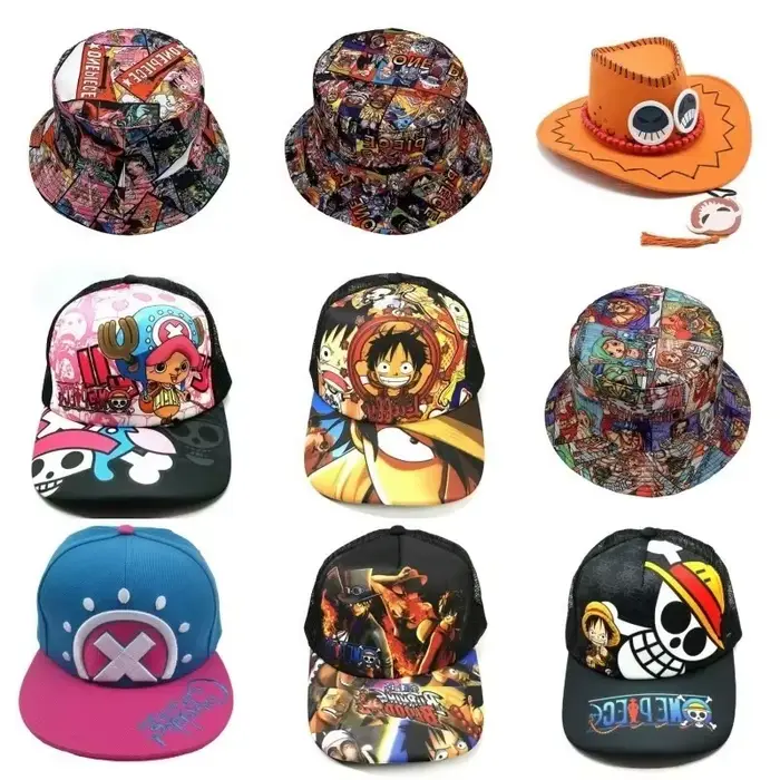 Chapeau de paille Luffy pour hommes et femmes casquette de cosplay de dessin animé accessoire de performance pour garçons et adultes chapeaux de paille robustes pour cosplay et activités en plein air