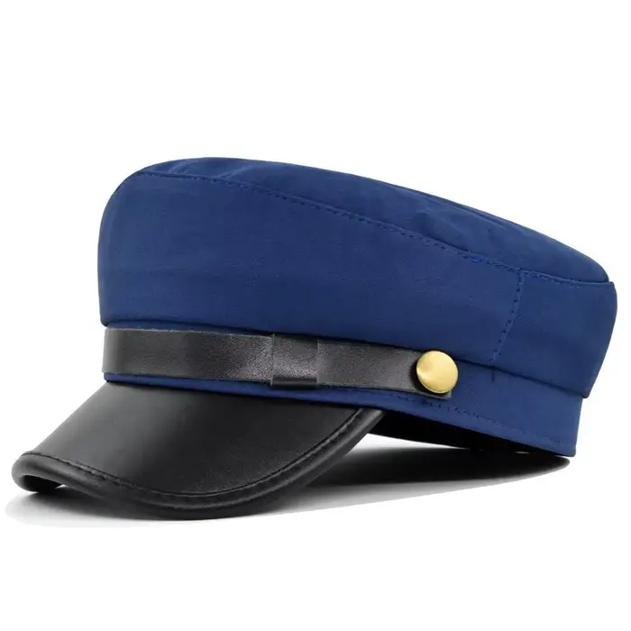 Casquette plate Vintage casquette marine Style britannique chapeau haut plat béret chapeaux peintre 