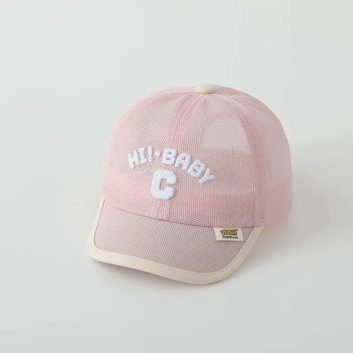 Ins coréen bébé casquette de Baseball lettre C brodé enfants chapeau à visière maille été sport Viso