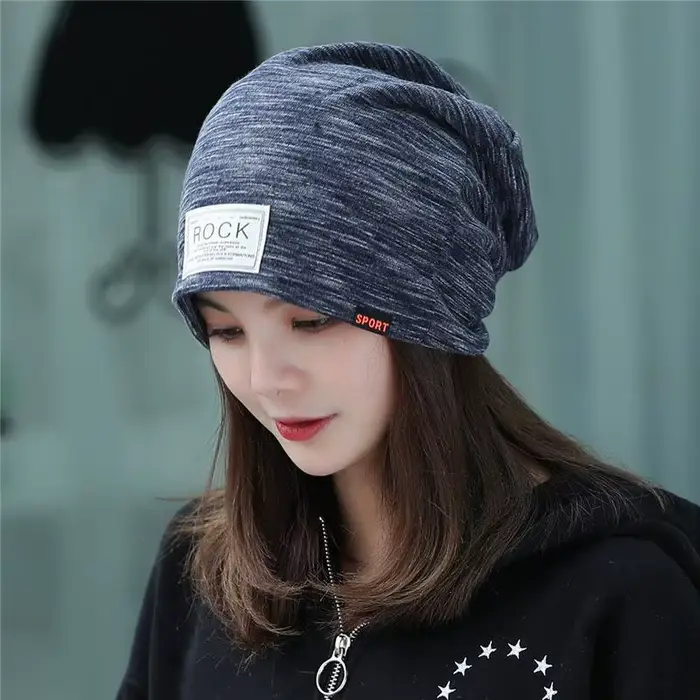 COKK – Bonnet de tête tricoté pour femme