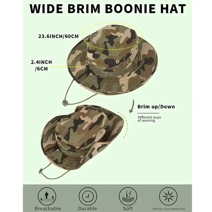 Chapeaux de camouflage de camping en plein air