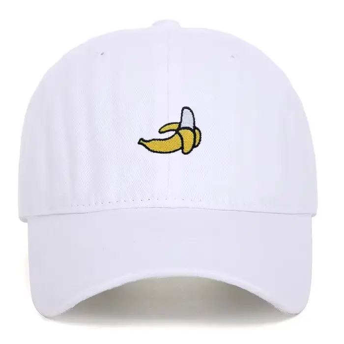 Chapeaux de Baseball brodés banane pour hommes et femmes