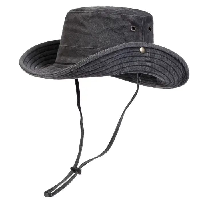 Chapeaux Bob Homme à Grand Bord Lavé