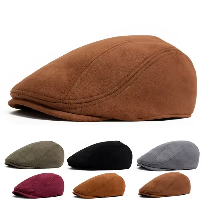 Béret en daim pour hommes et femmes