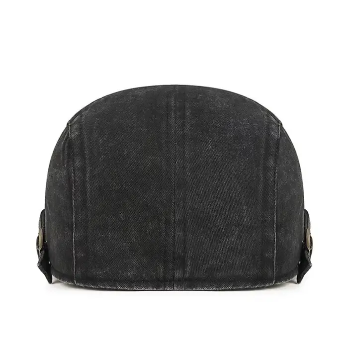 Béret de peintre vintage unisexe en coton solide pour hommes et femmes style rétro réglable pour automne été et toutes les saisons occasions extérieures