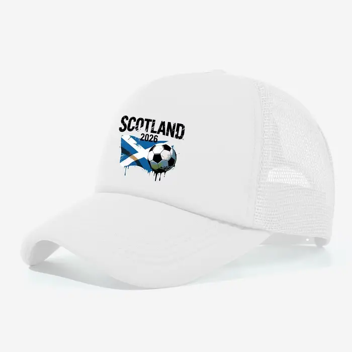 1 casquette de football Écosse 2026 |   Respirant et non étouffant, conçu spécifiquement pour les su