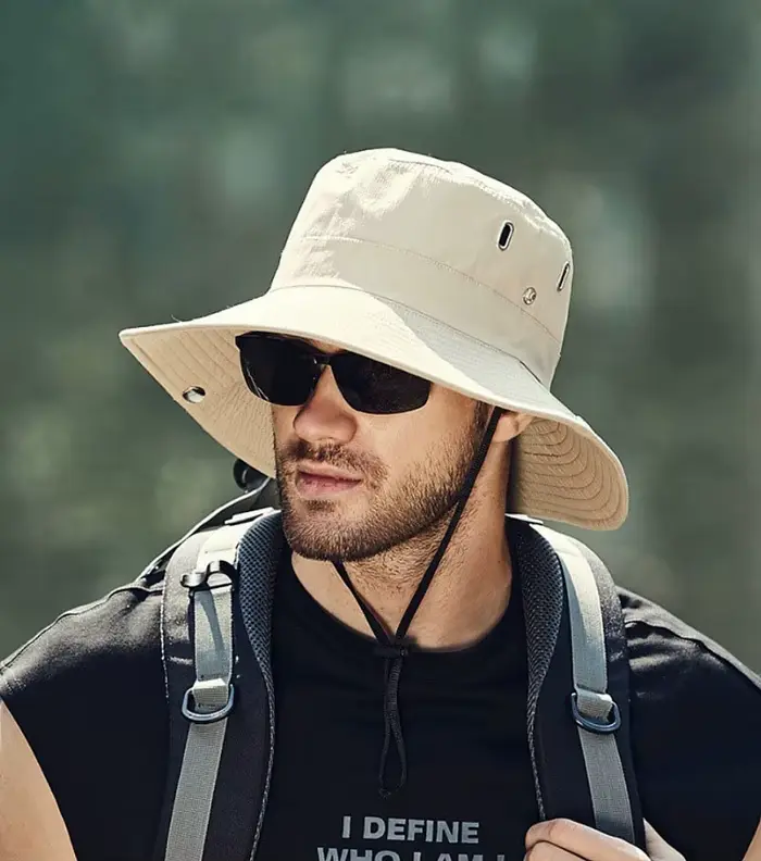 Chapeaux de soleil d'été Protection UV casquette de pêche de chasse en plein air pour hommes femmes randonnée Camping