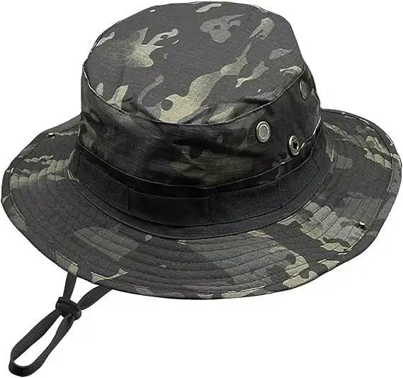 Chapeaux de soleil pour hommes et femmes, chapeau seau, Protection UV, chapeau Boonie pour Safari, p