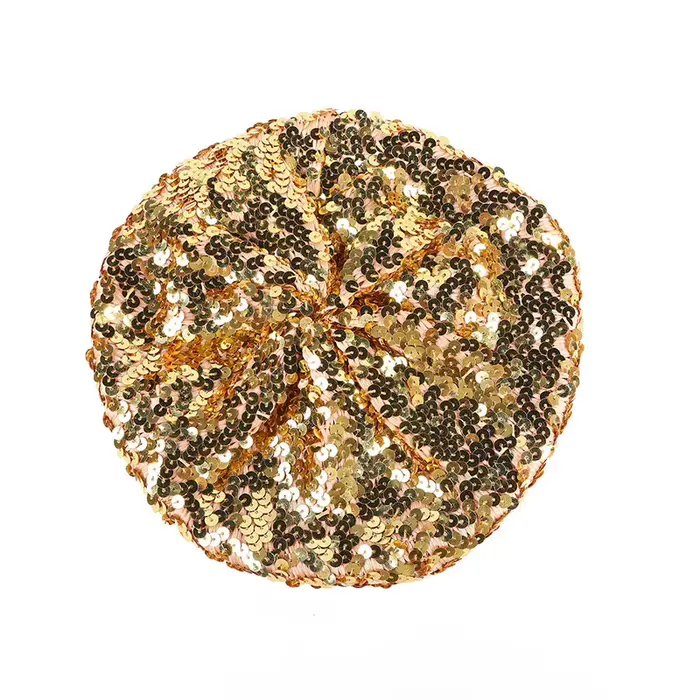 Femmes paillettes bonnet casquette paillettes brillant béret chapeau carnaval fête Club danse casque