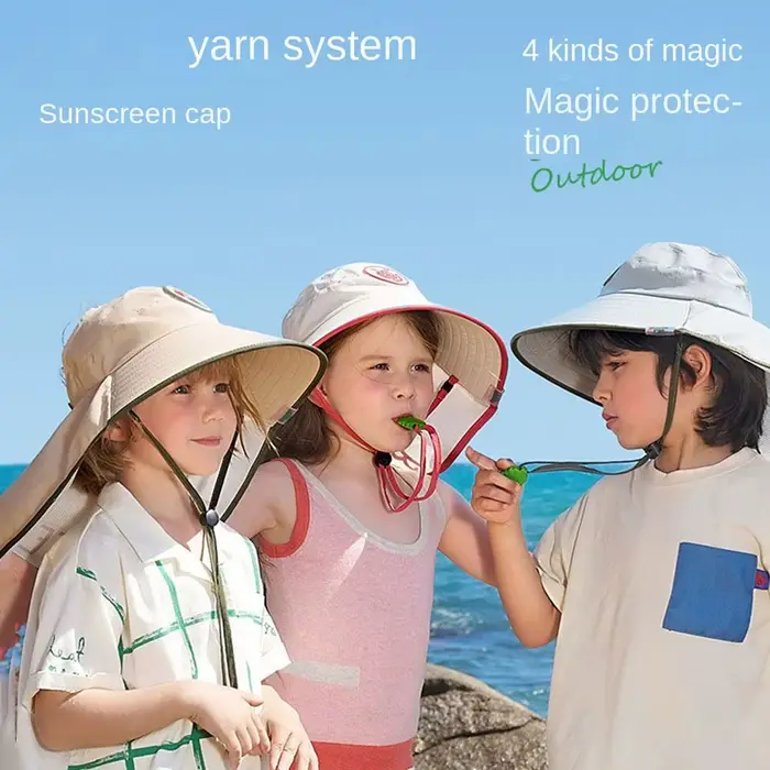 Chapeau de protection solaire pour enfants