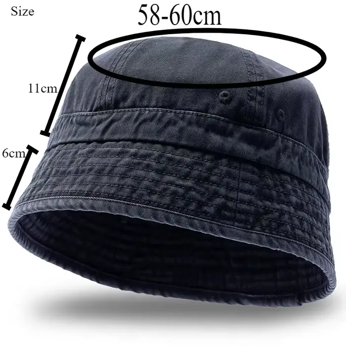 Chapeau seau à grande tête de 60cm pour hommes et femmes