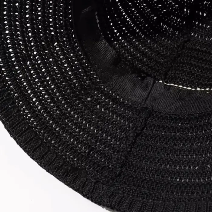 Chapeau Bob Simple à Bord Plat Large