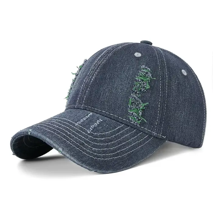 Casquette de Baseball en Denim pour hommes et femmes, chapeau ajusté, accessoire de Protection solai
