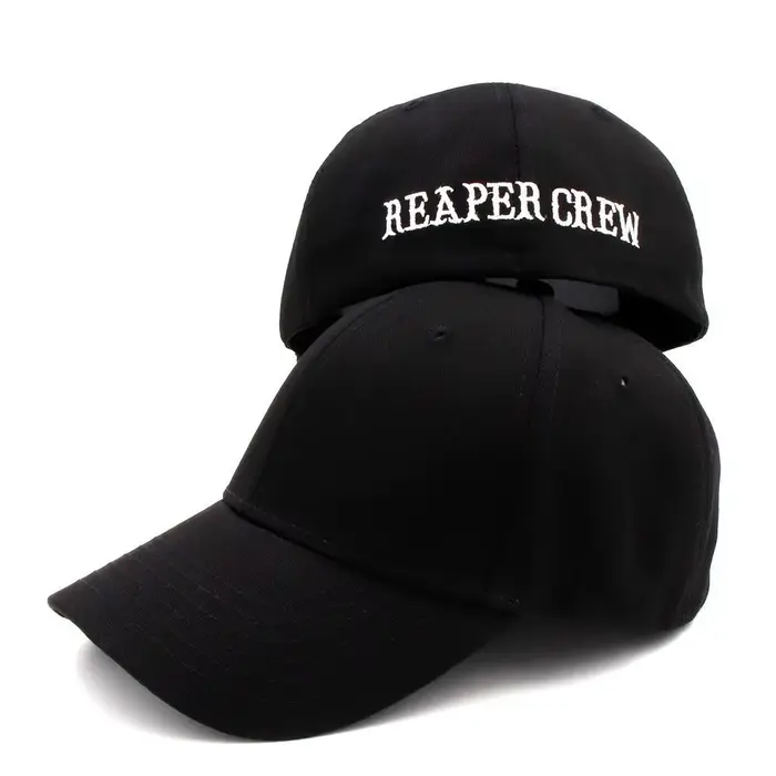 Casquette de baseball Fashion REAPER CREW avec lettres brodées, confortable, décontractée, en coton,