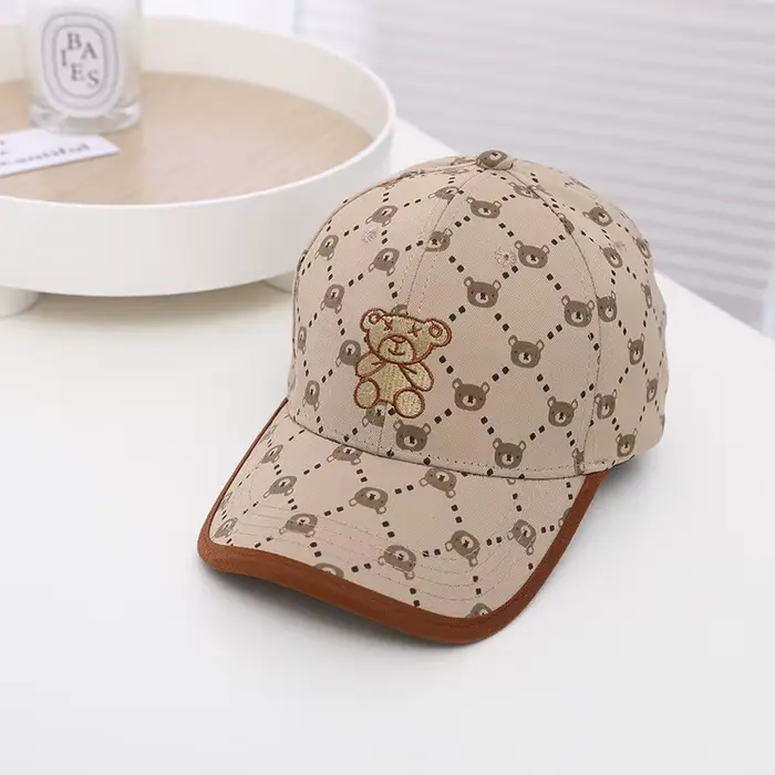 Casquette de baseball de dessin animé mignon pour enfants, snapback de printemps, casquette hip hop 