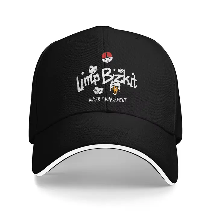 Casquette de baseball unisexe Limp Bizkit Album Graphic 2025 – Personnalisable avec logo, style Hip 