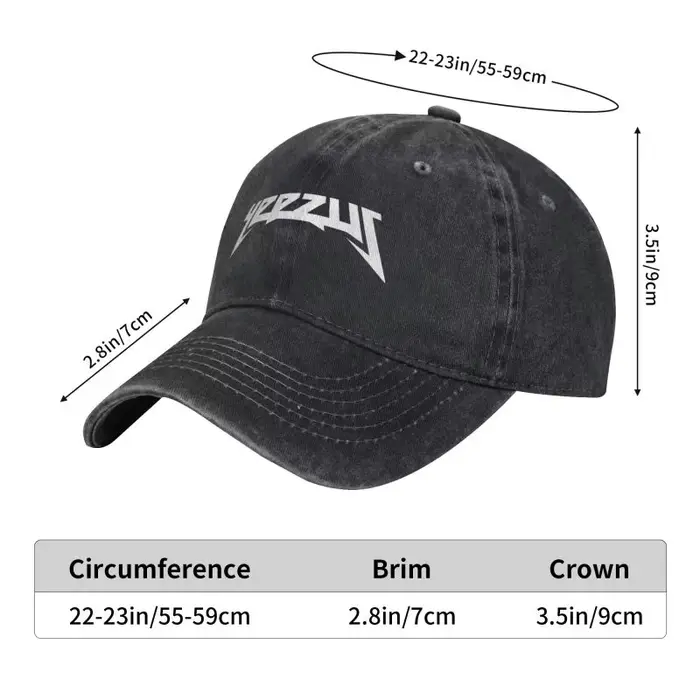 Casquette de Baseball personnalisée en coton blanc Yee Zus pour hommes et femmes