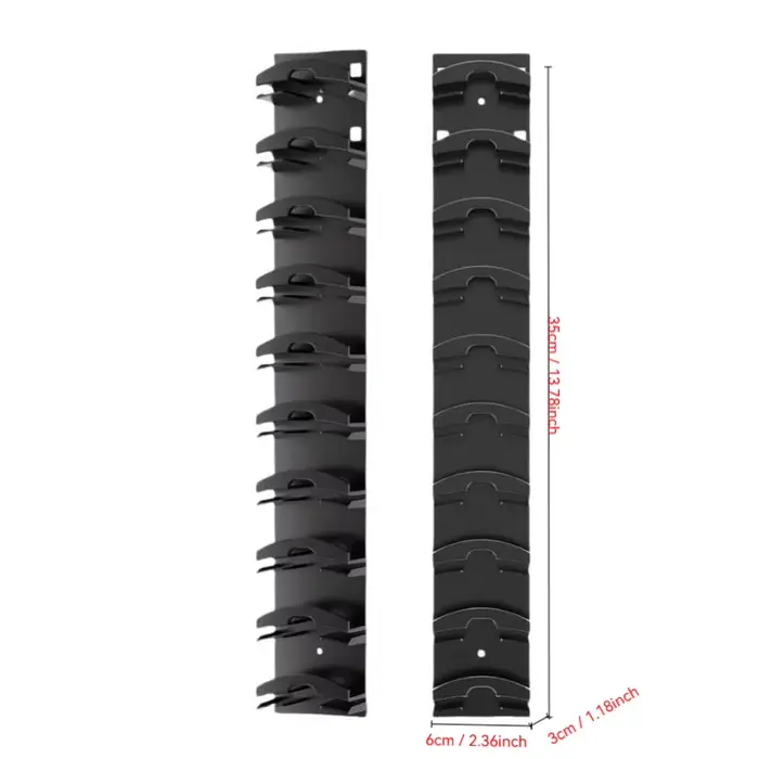Support mural noir pour casquettes de baseball – Organisateur de rangement pour porte de placard