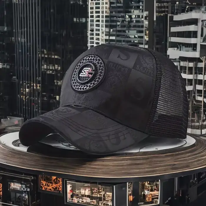 Casquette de Baseball pour Homme en Maille Respirante, Chapeau de Camionneur, Tendance Décontractée,
