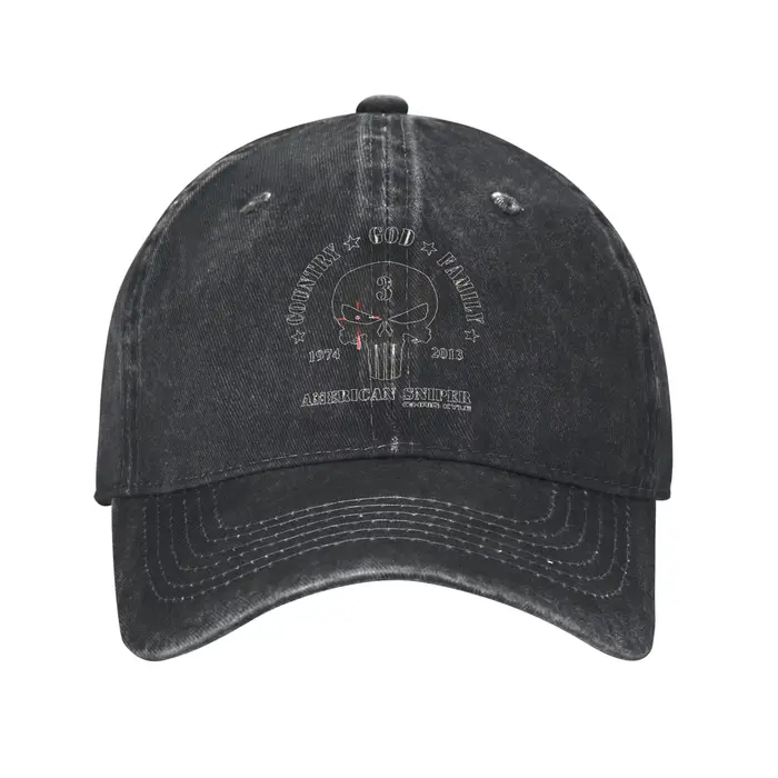 Casquette de Baseball Vintage Chris Kyle American Sniper Tribute pour hommes et femmes, casquette de