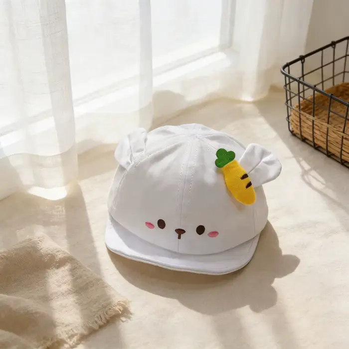 Casquette de baseball pour bébé, motif dessin animé mignon, à visière souple, pour nourrisson et tou